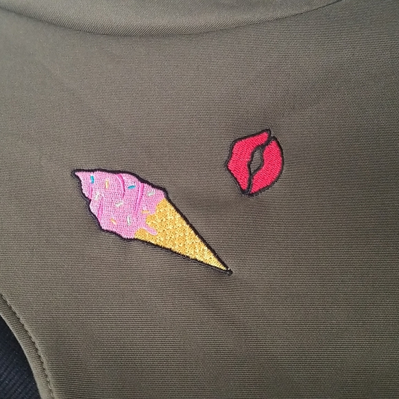 Derek Heart Bomber Jacket, Sz S - Picture 4 of 8